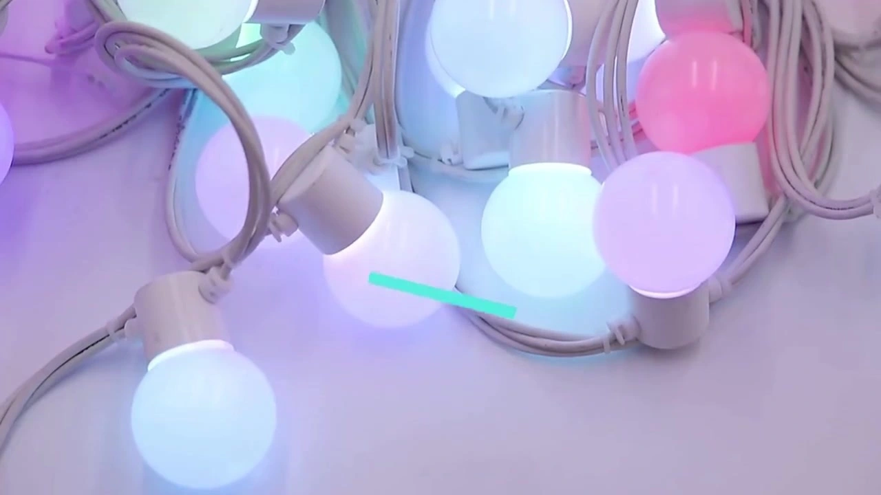 Custom RGB G45 Festoon String Lights Led Festoon Lights WD-G45W-02 1