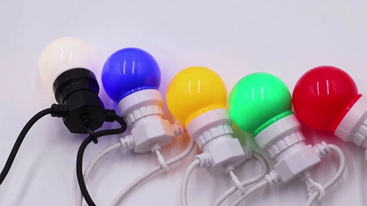 أفضل G50 Led اكليل سلسلة الأنوار الزخرفية لمبة الكرة الأرضية WD-G50-24V-01 1