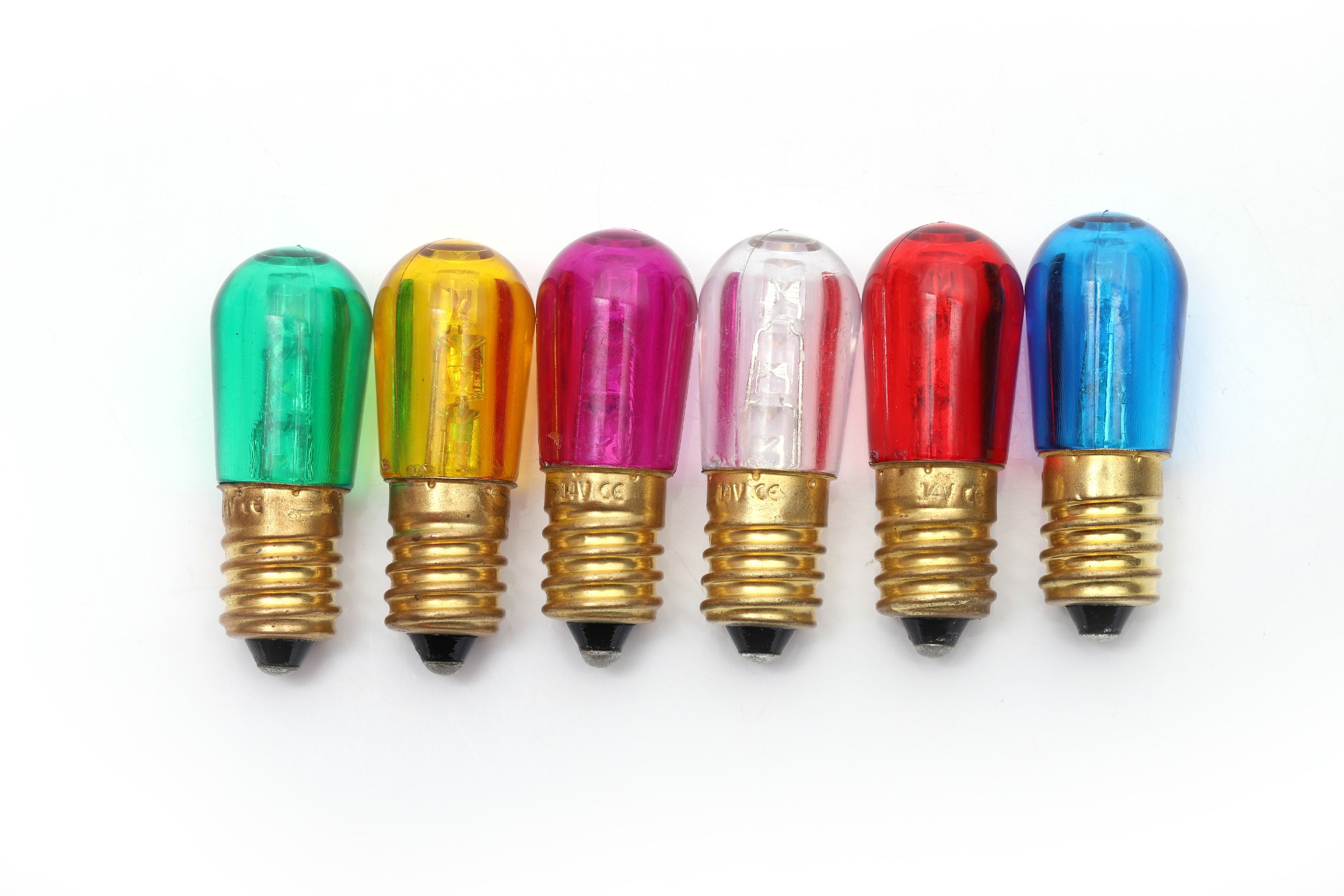 OEM の屋外の装飾は電球の花飾りグローブ E14 18*48mm を導きました 10