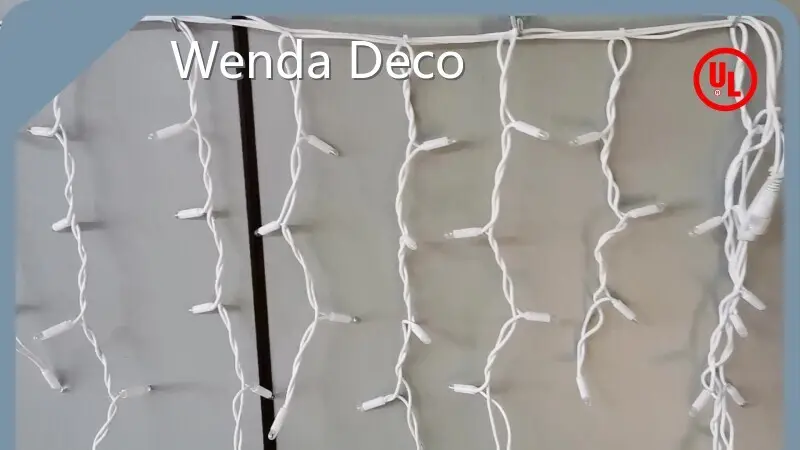 Christmas Led Icicle Lights 1 - 5000(Pieces):20(days) Wenda Deco 1
