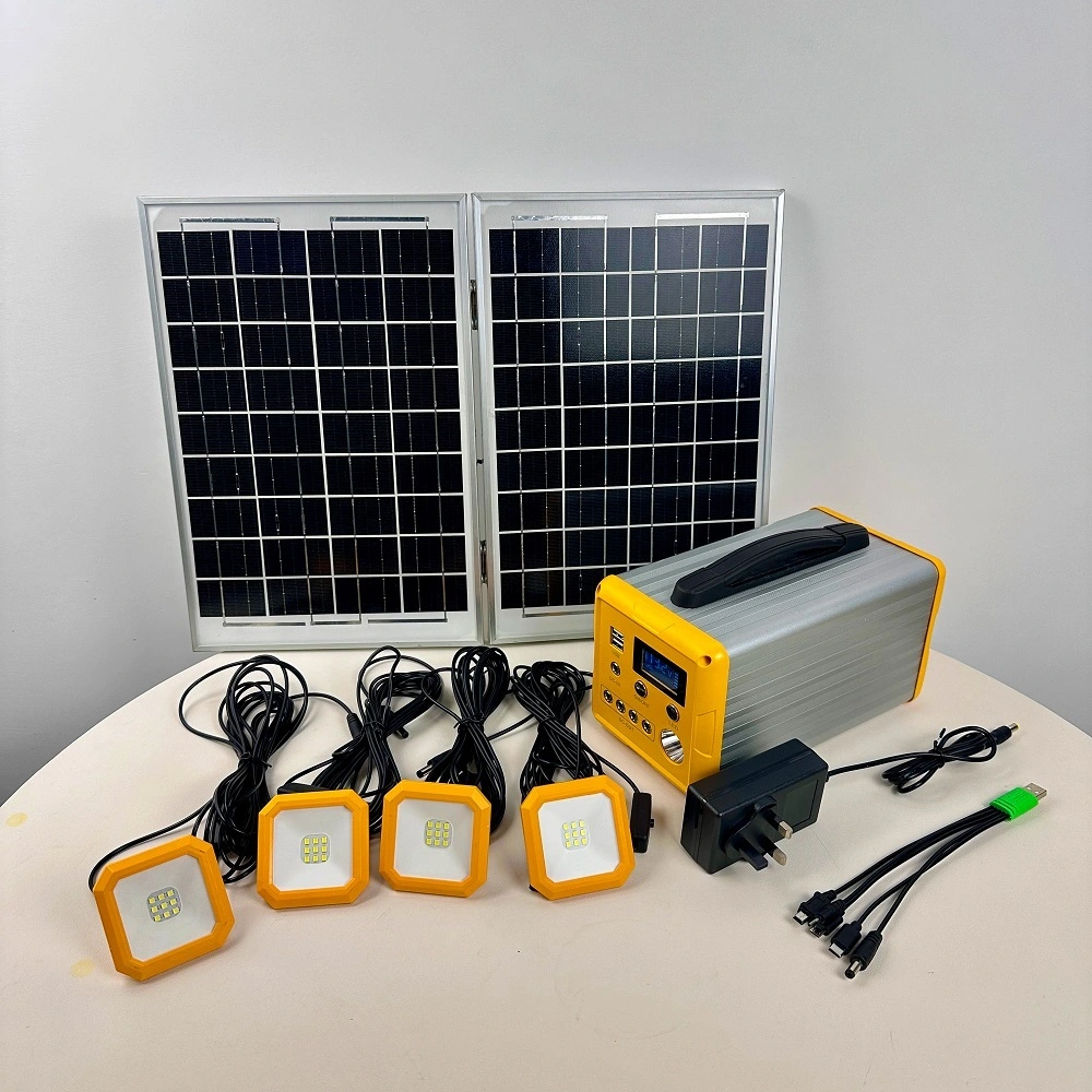 Hand Portable Power Station Sistem Energi 12V 5V Ngisi daya Kanggo Fan Komputer Telpon 1