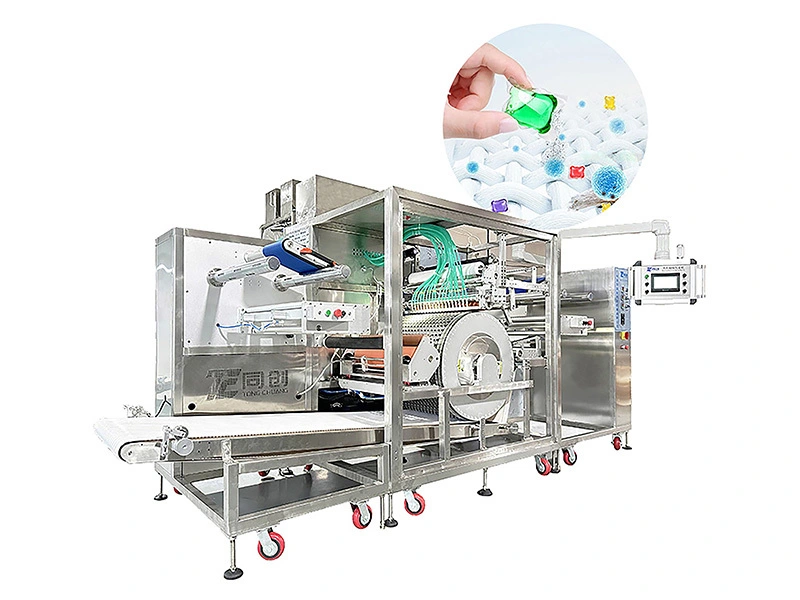 Multi-function Water Soluble Film Laundry Pods Filling Sealing Packing Machine 1