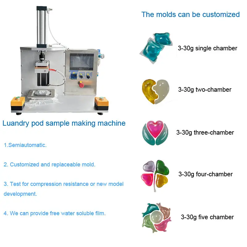 TongChuang Water Soluble Pouch Packaging Machine 25-35p/h Water Soluble Pouch Packaging Machinecompany 4