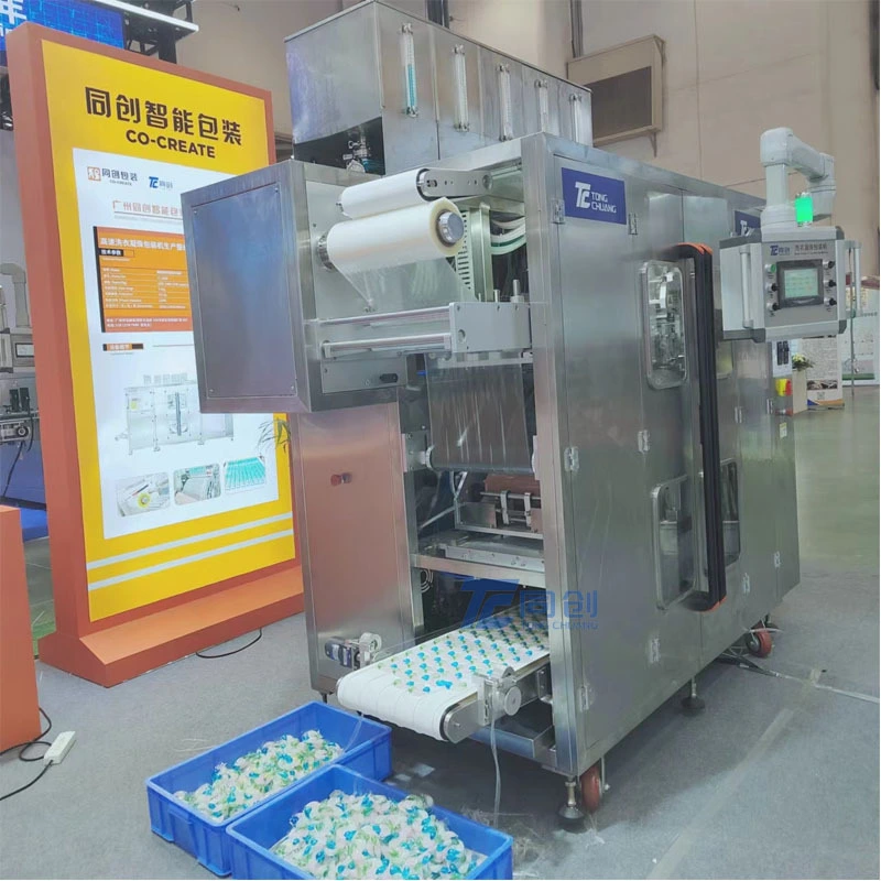 Çamaşır Kapsülleri Paketleme için En İyi Suda Çözünür Kese Paketleme Makinesi Tedarikçileri 6