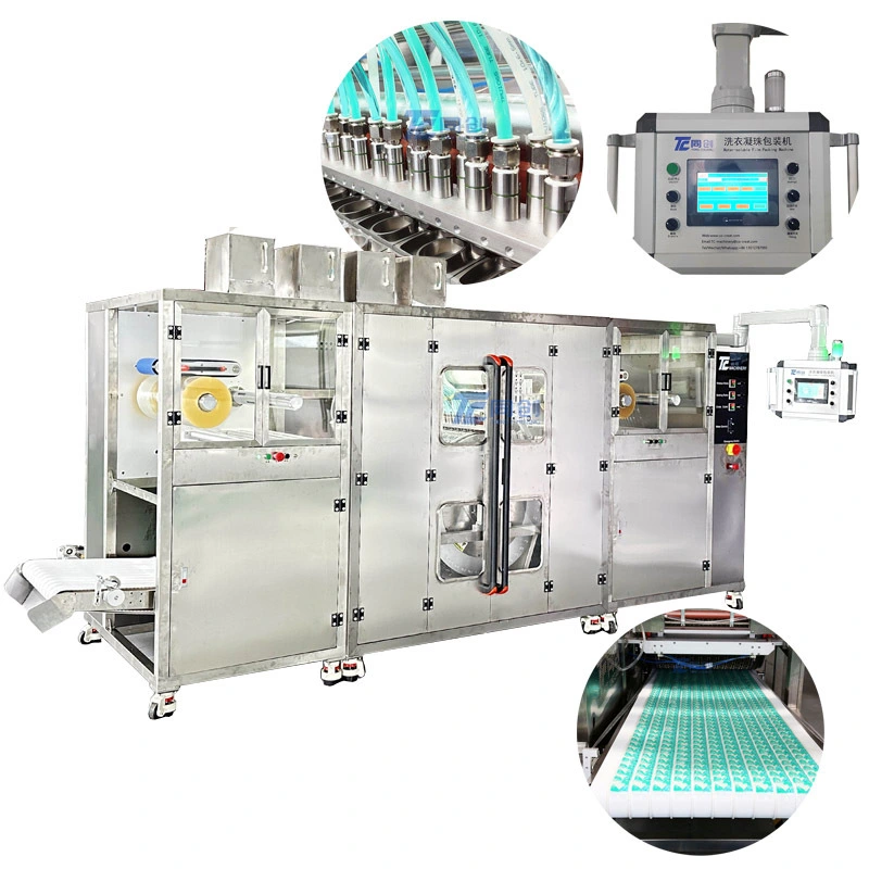 Suda Çözünür Paketleme Makinesi 2300kg - Çamaşır Kapsülleri Paketleme için - TongChuang 2