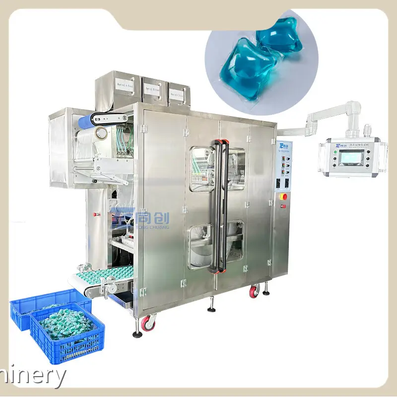 Custom Water Soluble Pouch Packaging Machine Supply for Laundry Detergent Pods Packaing 1