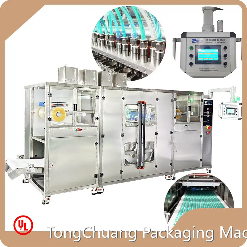 For Laundry Pods Detergent Capsule Making Water Soluble Packaging Machine 430*120*230cm by TongChuang 1