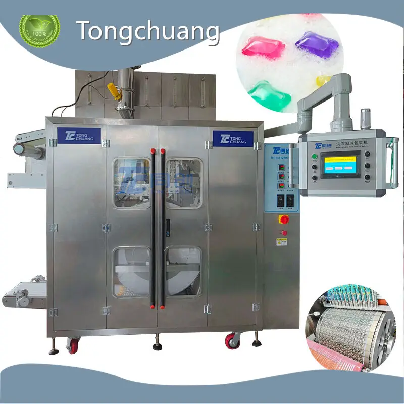 Water Soluble Pouch Packaging Machine Plant - for Laundry Detergent Pods Making - TongChuang 1