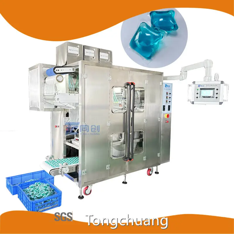 High-quality Water Soluble Pouch Packaging Machine for Laundry Detergent Pods Making 1