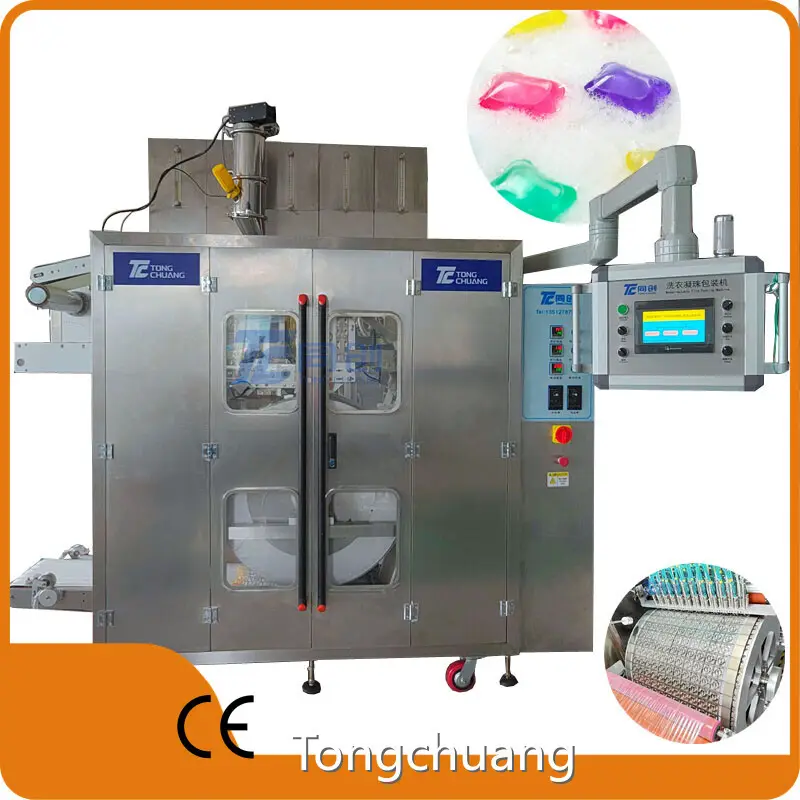Top Water Soluble Pouch Packaging Machine Suppliers for Laundry Pods Packing 1