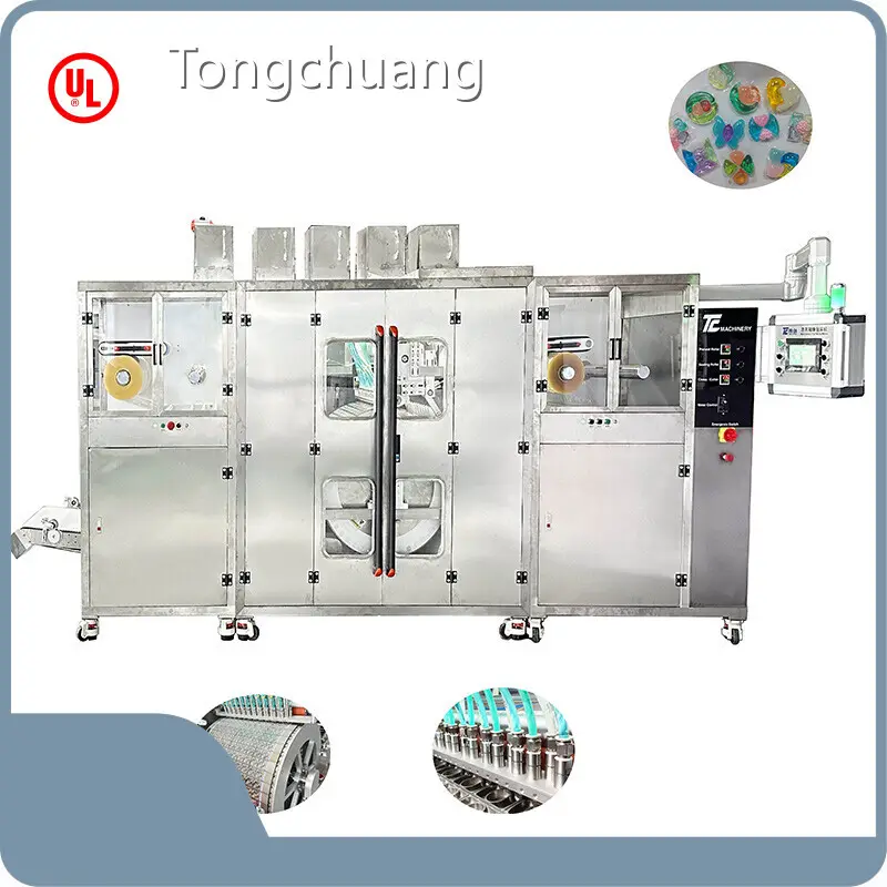Top Water Soluble Film Packaging Machine Suppliers for Laundry Detergent Pods Making 1