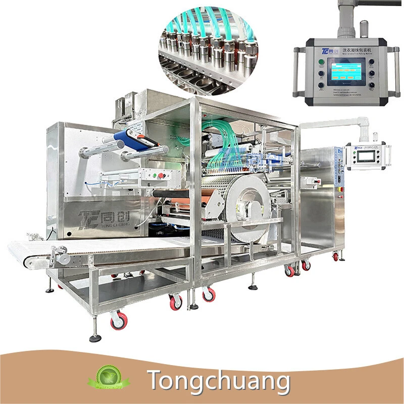 TongChuang Машина для упаковки в водорастворимую пленку Производители моющих средств 1