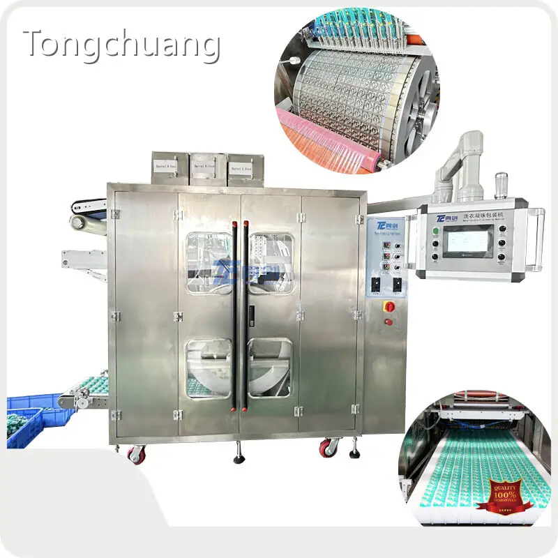 PVA Packaging Machine Supply for Laundry Detergent Pods Filling300-800 Pods/min 1