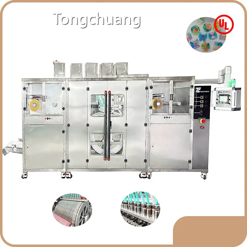 Latestwater Soluble Pouch Packaging Machine for Laundry Pods Packing 2300kg 800-1200 Pods/min 1