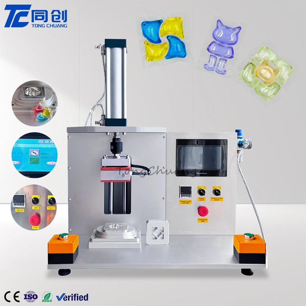TC PVA Water Soluble Film Packing Mahine Laundry Pods Detergent Capsule Sample Making Machine 1
