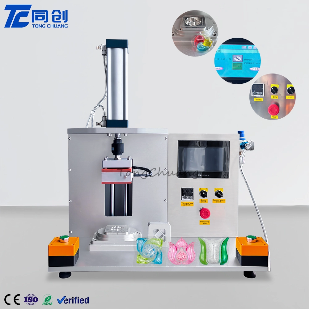TC Lab Scale Laundry Detergent Pods Sample Making Machine PVA Film Packaging Machines 1