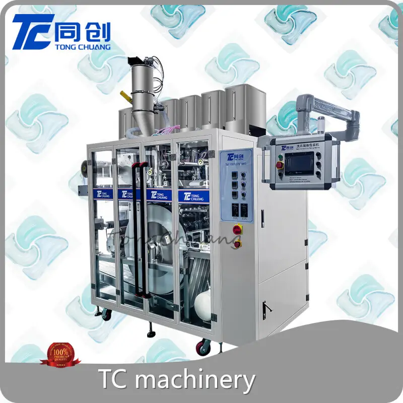 Water Soluble Film Packaging Machine Laundry - for Laundry Pods Packing - TC Machinery 1
