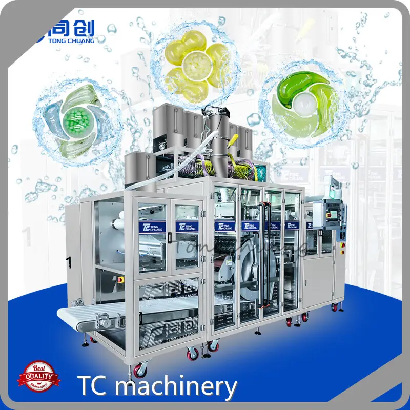 Water Soluble Packaging Machine - for Laundry Detergent Pods Filling - TC Machinery 1