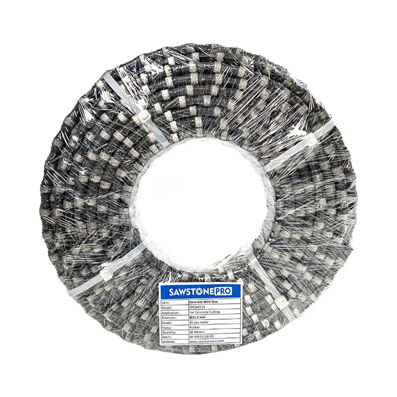 Almasi Wire Saw kwa Zege Φ10.5 mm 1