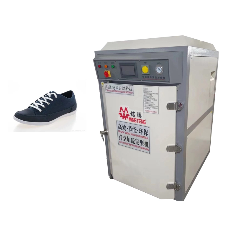 Máquina moldeadora de zapatos vulcanizadora con ajuste de vacío de una hilera tipo empuje MT-518D 1