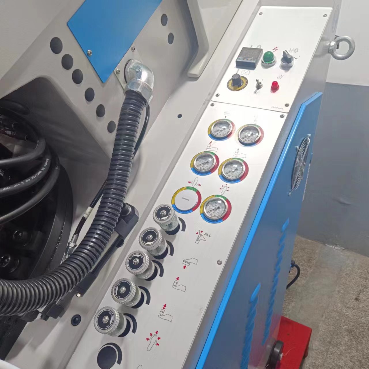 MT-N737MA 9 Pincer Hydraulic Fully Automatic Computerized Shoemaking Cementing Shoe Toe Lasting Machine 8