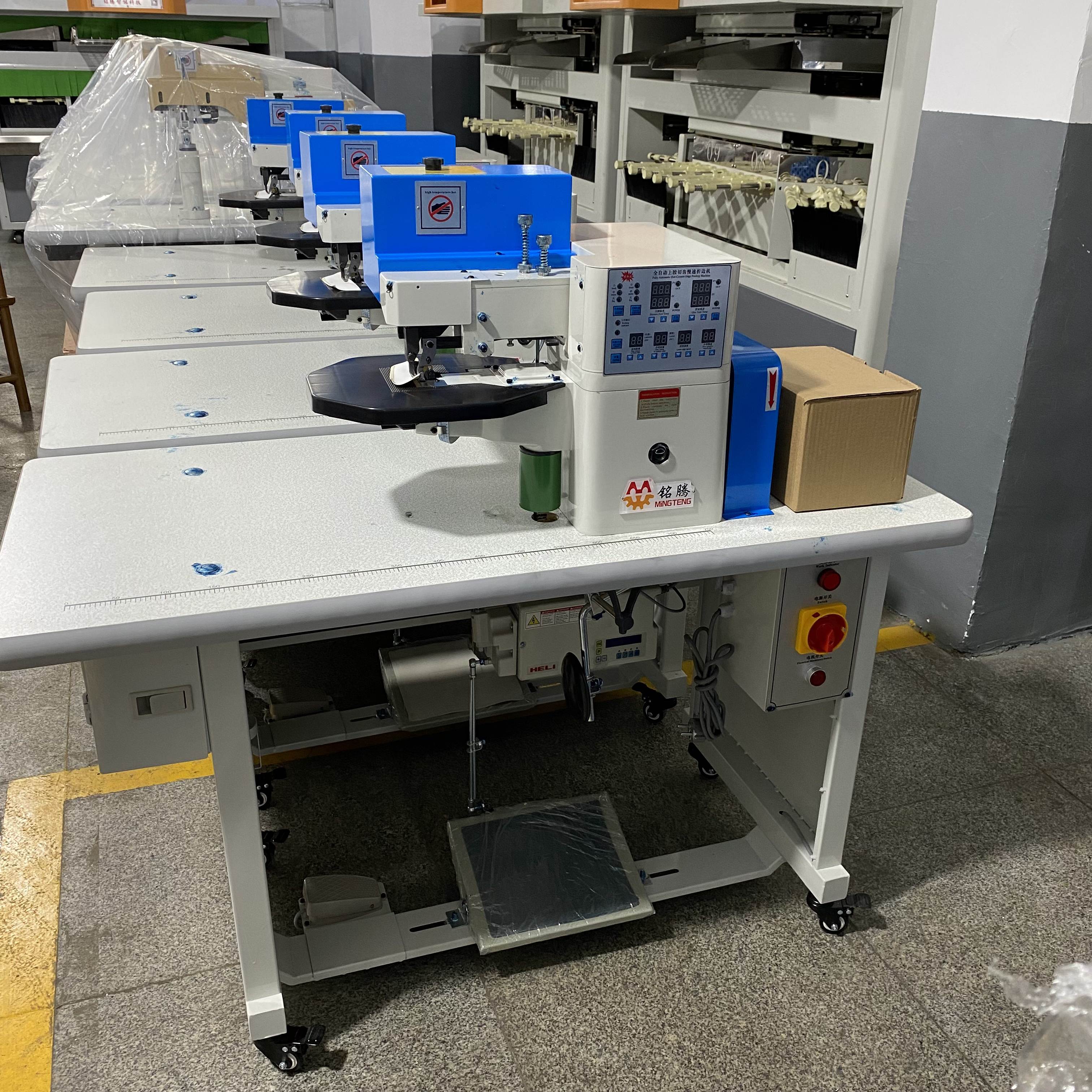 Machine informatisée de pliage de bord de ciment chaud, Machine de pliage de reliure de bord en cuir, MT-929 4