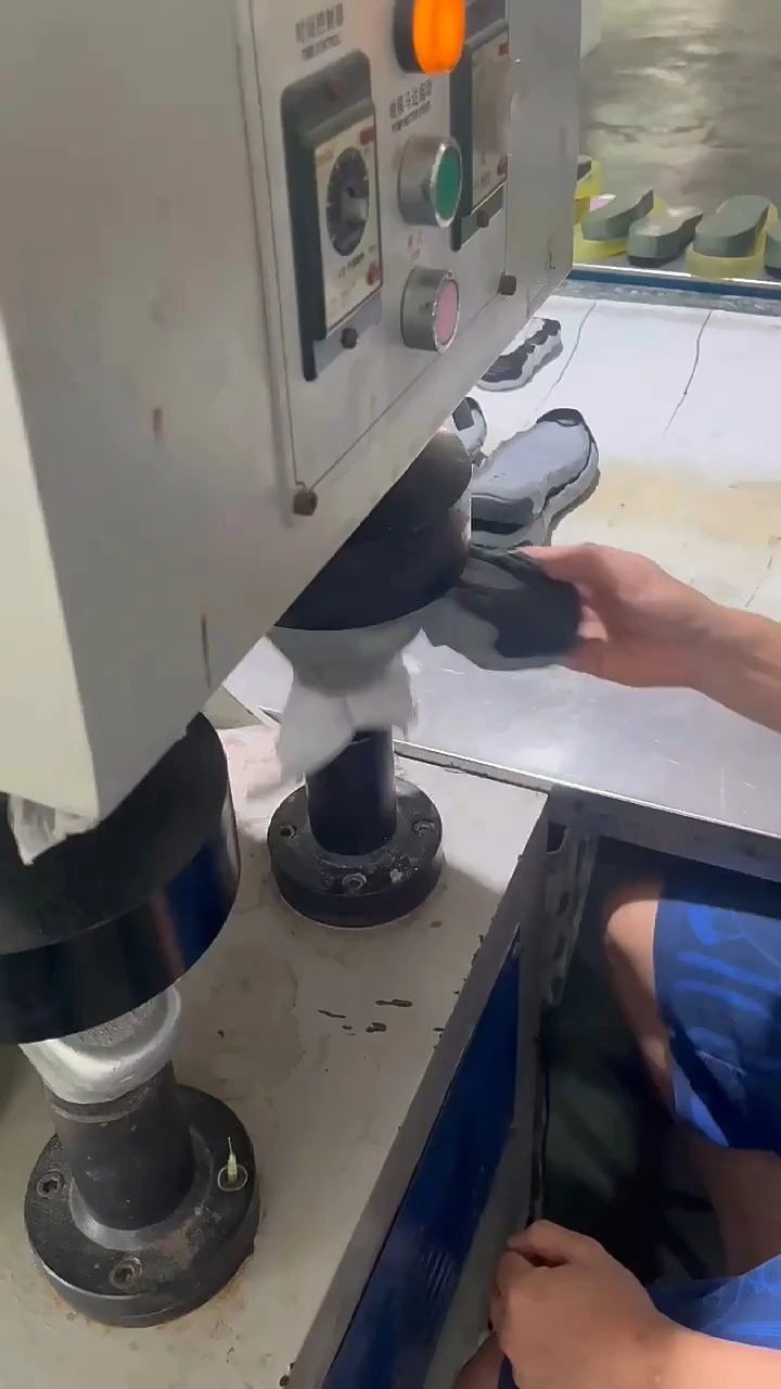 MT-911 Máquina de fijación de suela de goma Eva Tpr/máquina de prensado de suela de fijación de suela de prensa hidráulica de talón 1