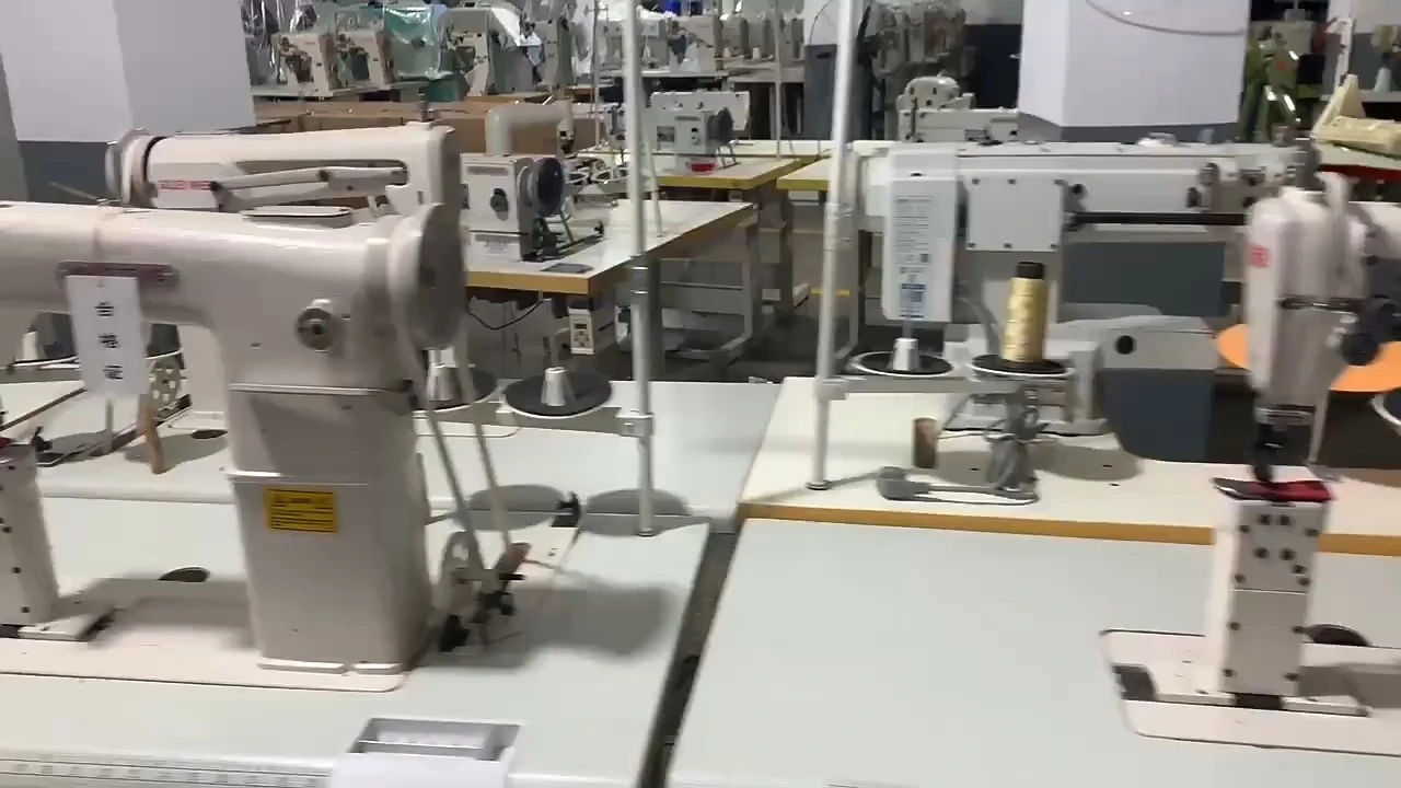 MT-592 Double Needle Post Bed Sewing Machine - Automatic Roller Feed Industrial Sewing Machine For Shoes And Bags 1