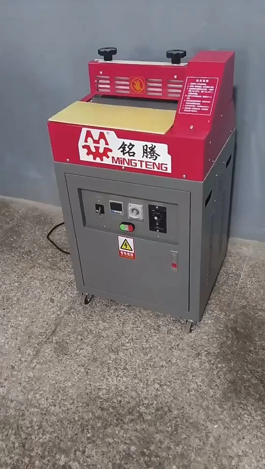MT-203C Semi-Automatic Roller Type Hot Melt Glue Shoe Sole Gluing Machine Leather Gluing Machine 1