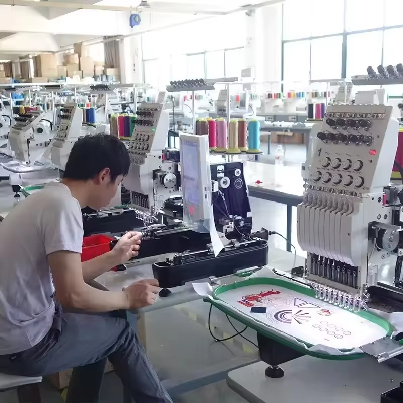 MT-1200 Máquina de coser de bordado inteligente, automática, digital, de alta velocidad, 12 agujas 5
