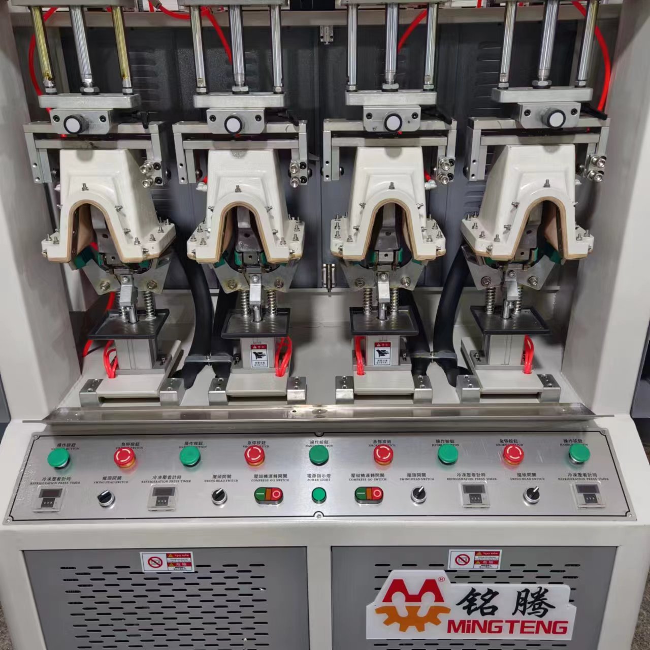 MT-878 آلة ضبط كعب الحذاء البارد الهوائية ذات الكفاءة في استخدام الطاقة، معدات ربط الأحذية/آلة تشكيل الكعب 5