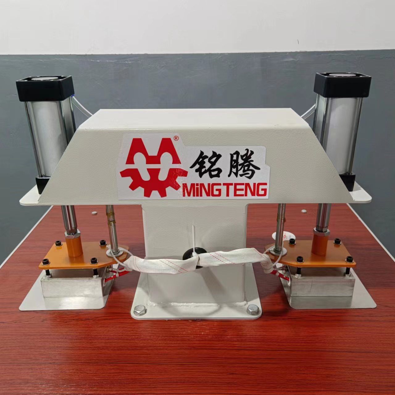 Máquina automática de prensa de logotipo MT-636, marca registrada, etiqueta automática de doble estación, estampado en caliente para fabricación de lengua de plantilla 5