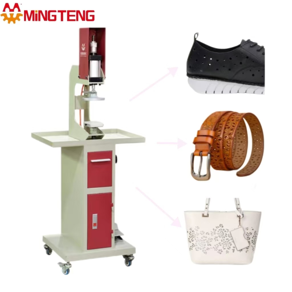 MT-635 High Efficient Hot Sale Semi Automatic Shoe Upper Pneumatic Manual Hole Punching Press Machine 2