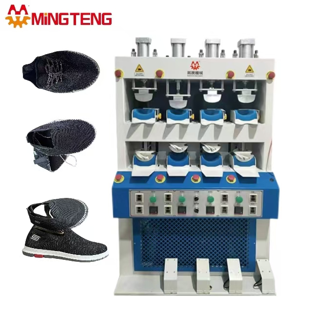 MT-627 Horizontal Type Four Hot And Four Cold Shoe Toe Cap Shape Forming Molding Machine 2