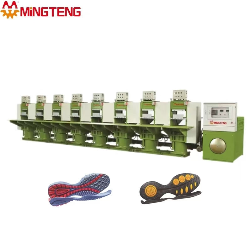 MTRB-150T/180T/200T Máquina para fabricar zapatos completamente automática Máquina secundaria de espuma y moldeo Eva 1