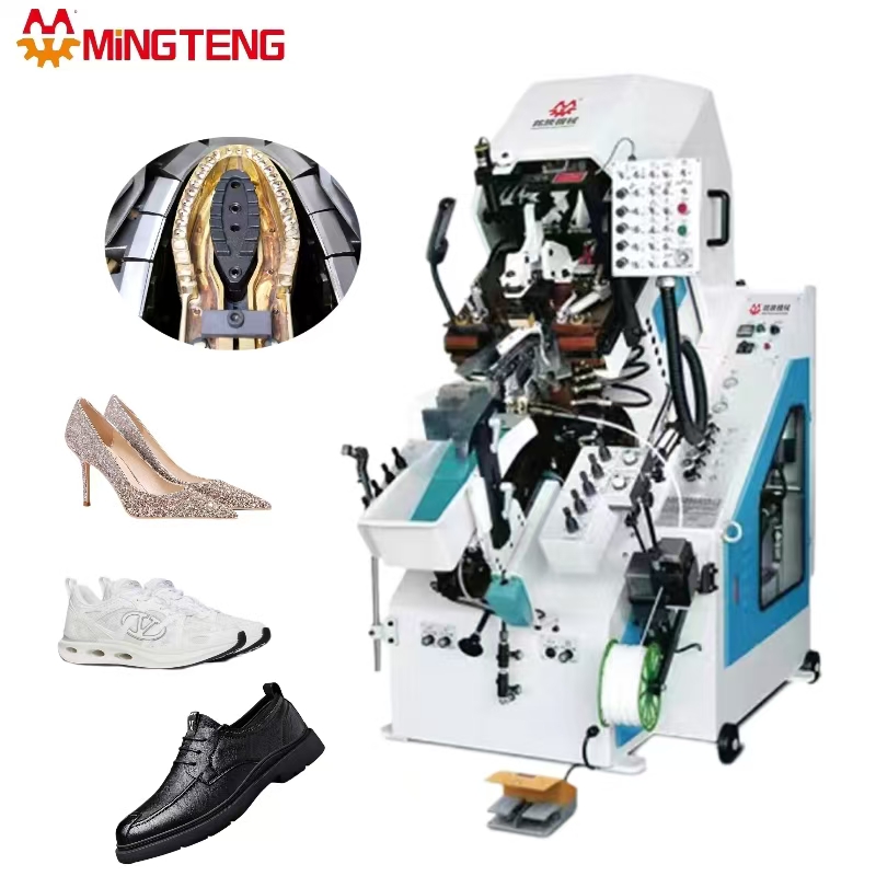 MT-N737MA 9 Pincer Hydraulic Fully Automatic Computerized Shoemaking Cementing Shoe Toe Lasting Machine 2