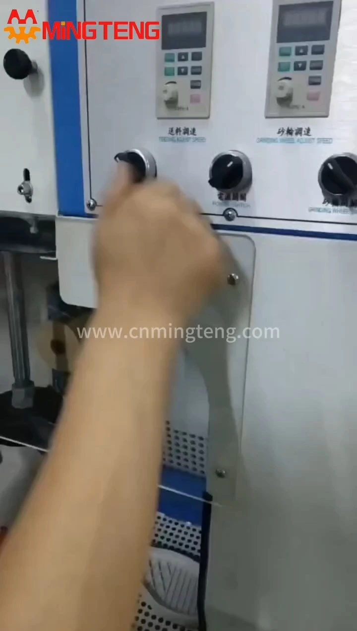 MT-8832E High Quality Low Noise Seated Type Single-side Ronghing Machine With Dust Exhaust Shoe Polishing Machine 1