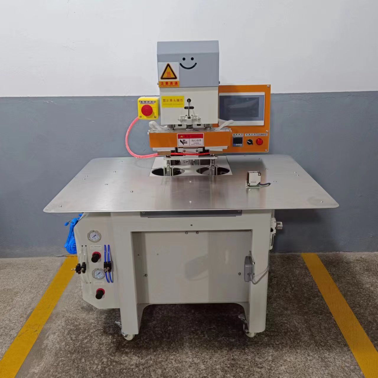 MT-637MA  Automatic Double Station Label Hot Stamping Logo Press Trademark  For Insole Tongue Making 3