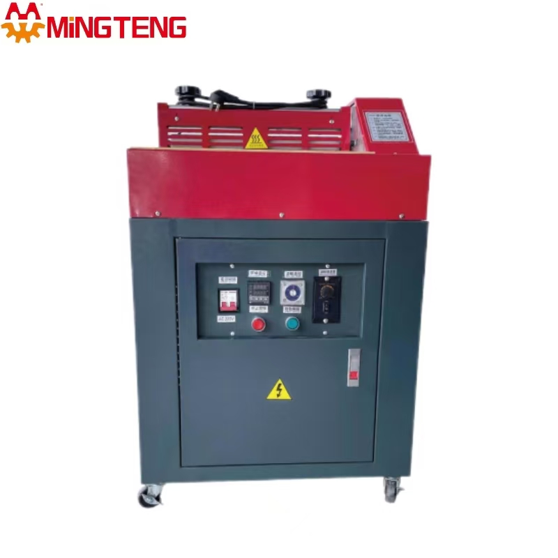 Machine à colle à rouler verticale automatique, 30CM, pour emballage du cuir, plastifieuse adhésive thermofusible, MT-F283 1