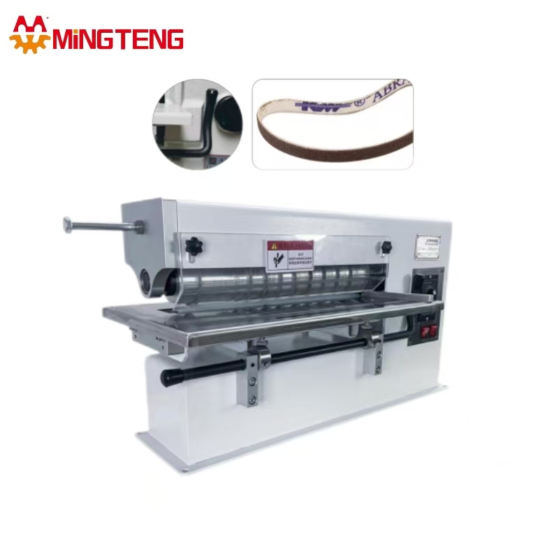 MT-Q350A Adjustable Speed Automatic Multifunctional Slitting Machine Leather Belt Cutting Machine Leather Splitter Machine 1