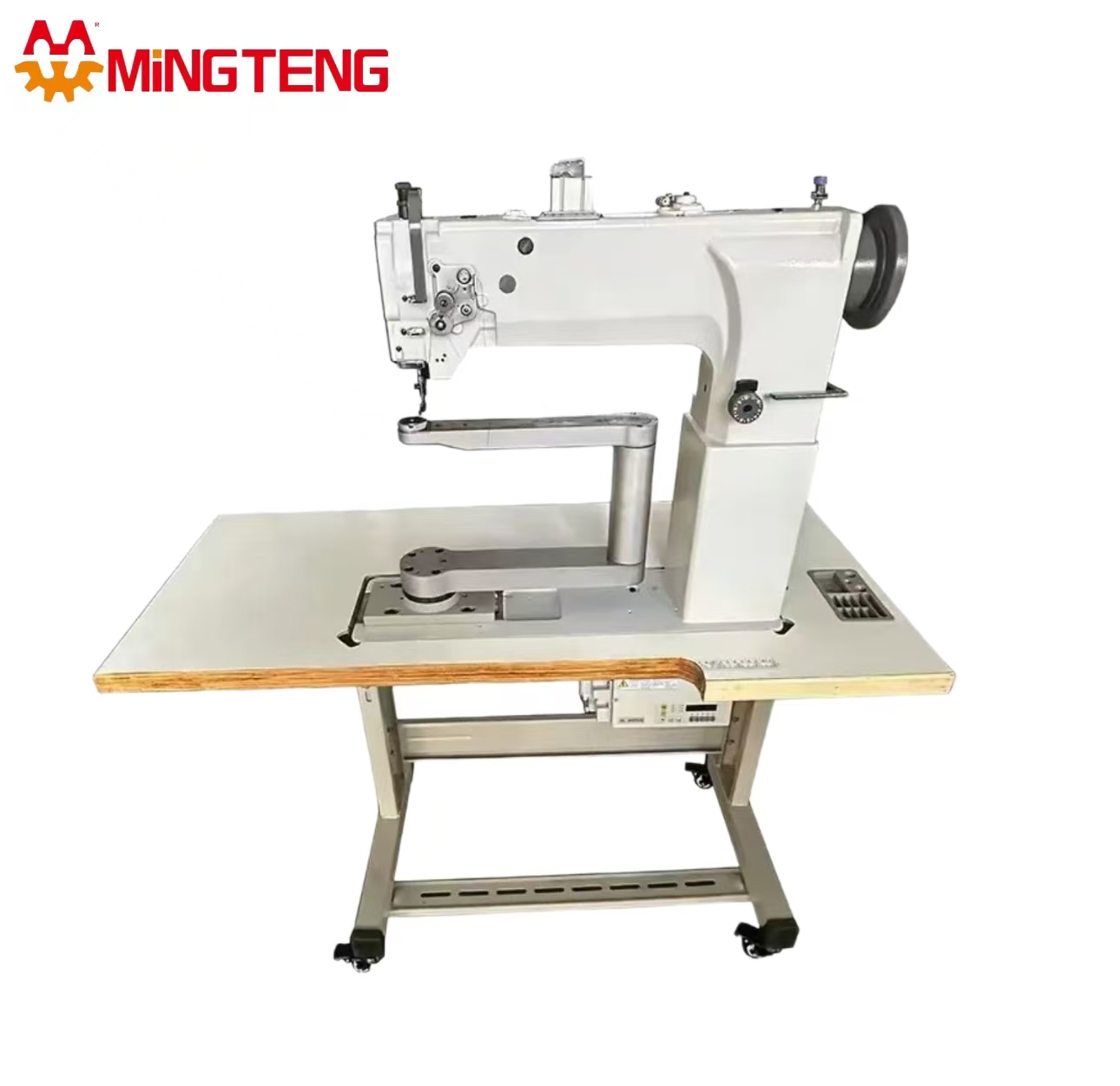 MT-360 Industrial Baggage Post Bed Sewing Machine Horizontal Rotary Post Bed Walking Foot Lockstitch Sewing Machine 2
