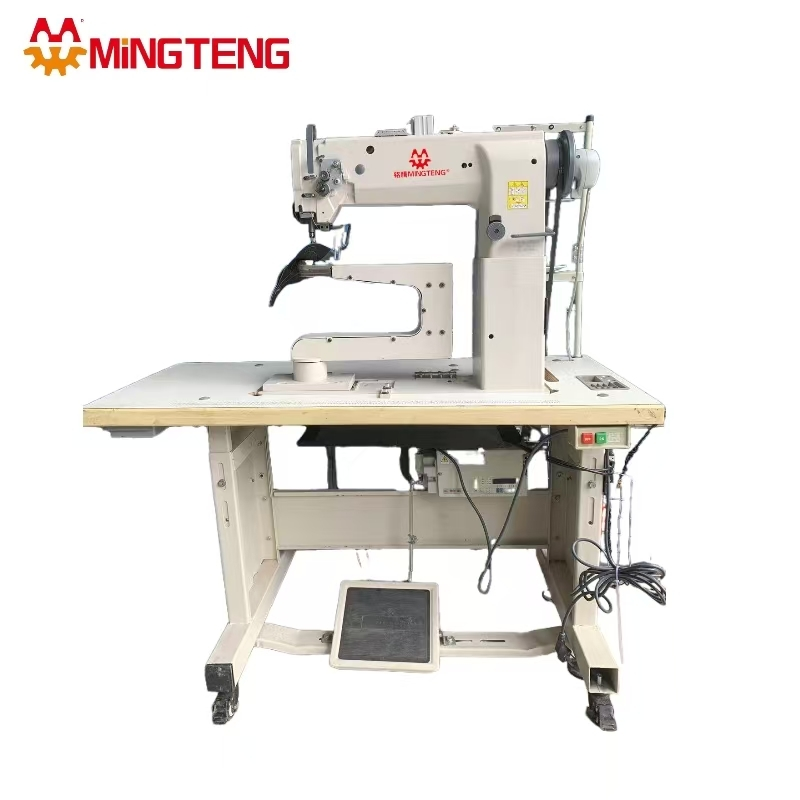 Máquina de coser Industrial MT-360 para postes de equipaje, cama, poste giratorio Horizontal, pie para caminar, máquina de coser de punto de bloqueo 1