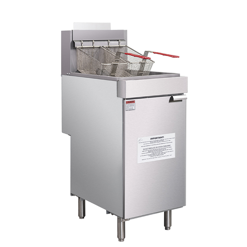 Commercial 40 Lb Gas Deep Fryer - 90,000 Btu (GF90) 3