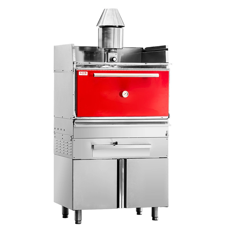 Four à charbon de bois Rebenet CG-2 avec armoire 1
