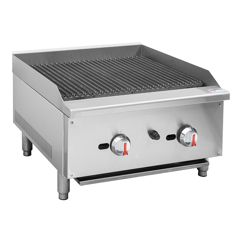 Commercial 24 Radiant Gas Charbroiler (ECB24S) 4