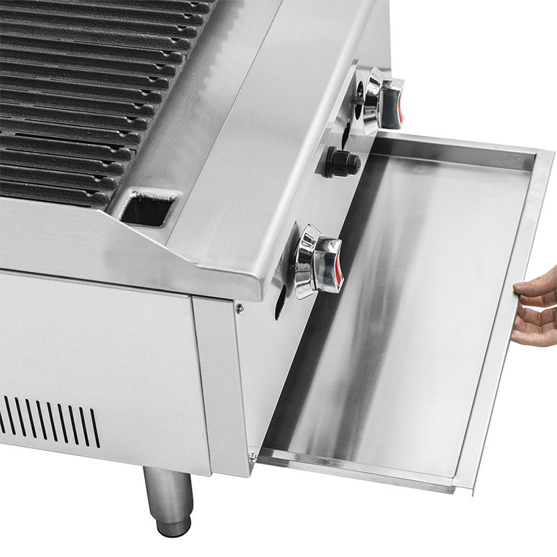 Commercial 24 Radiant Gas Charbroiler (ECB24S) 7