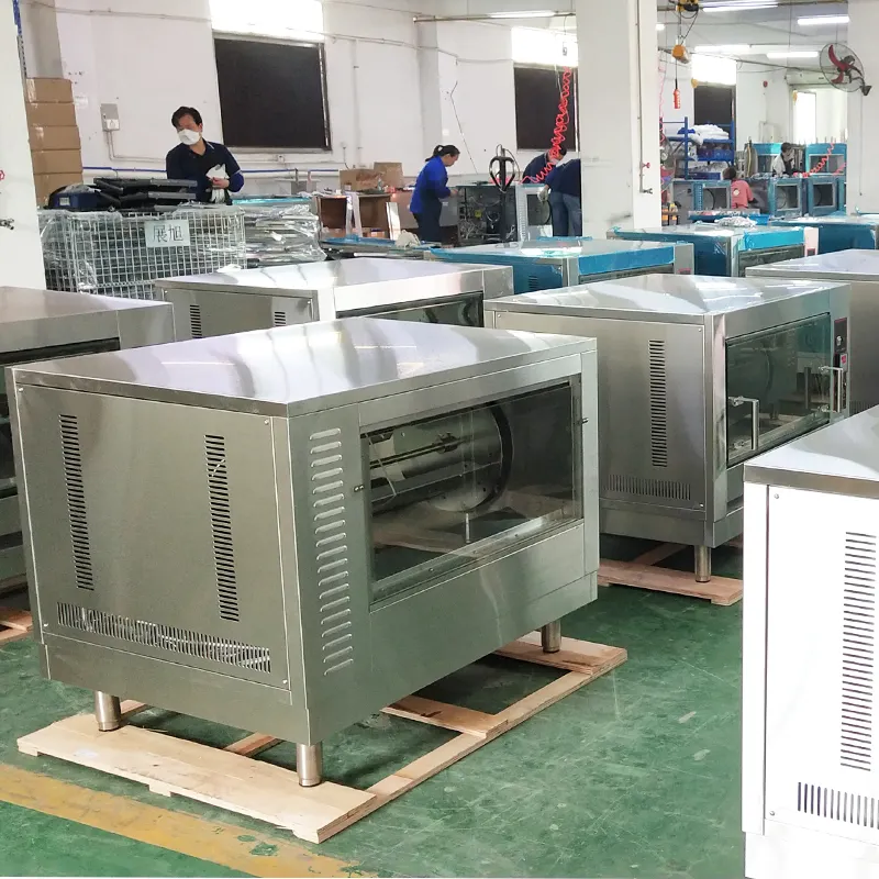 Horno asador de pollos a gas - para cocina hospitalaria - Rebenet 3