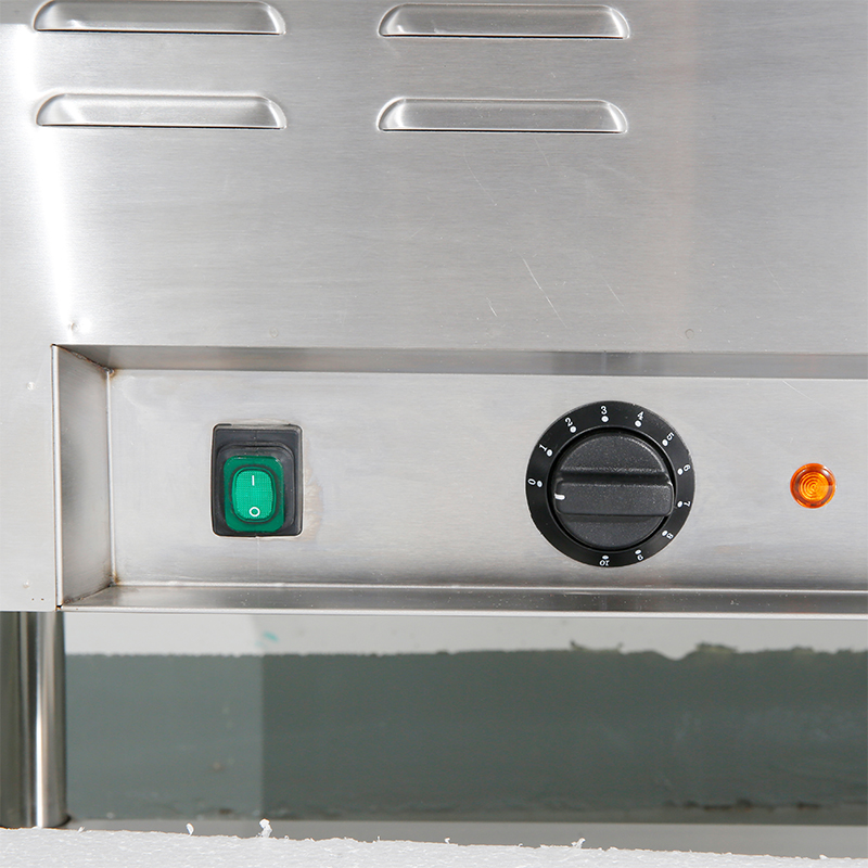 Table de cuisson à vapeur électrique à trois bacs de 1500 W certifiée CSA avec étagère inférieure (BM113) 4