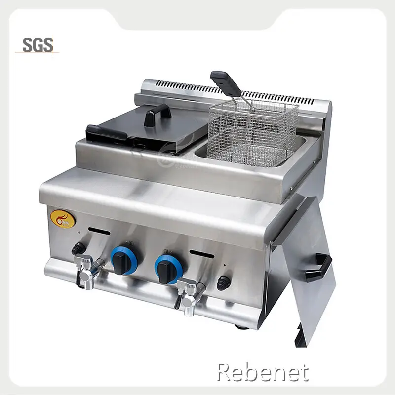 Gas Deep Fryer Machine - for Restaurant - Rebenet 1