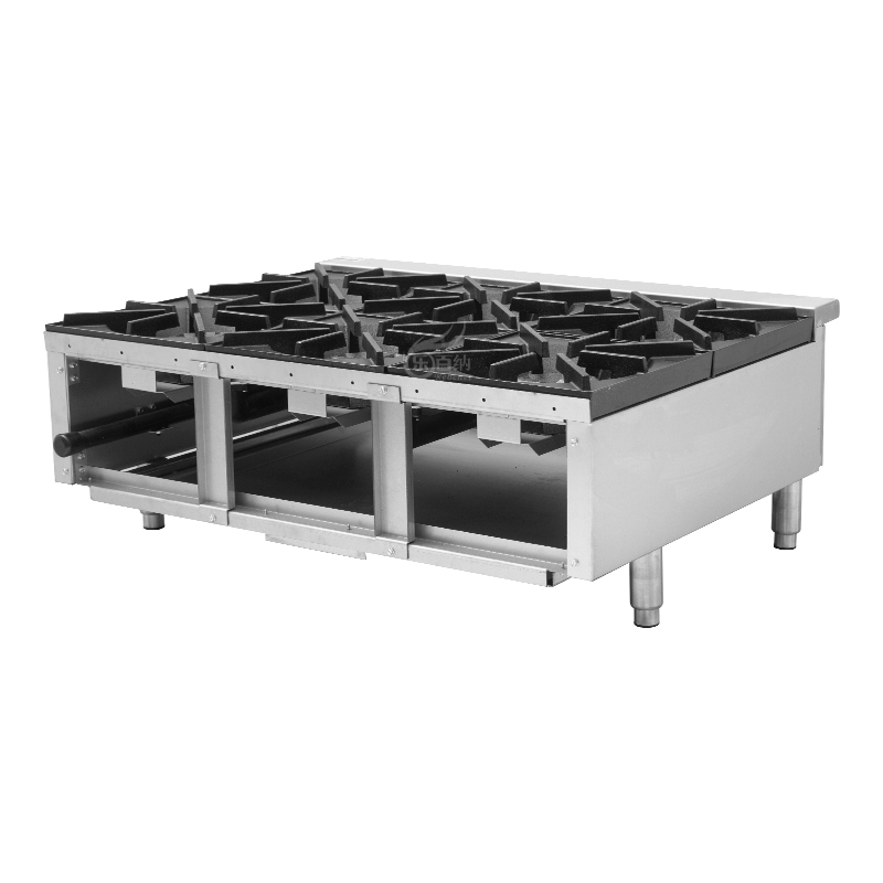 Commercial Gas Stove Cooking Range Countertop 6 Burner (EHP-6S) 5